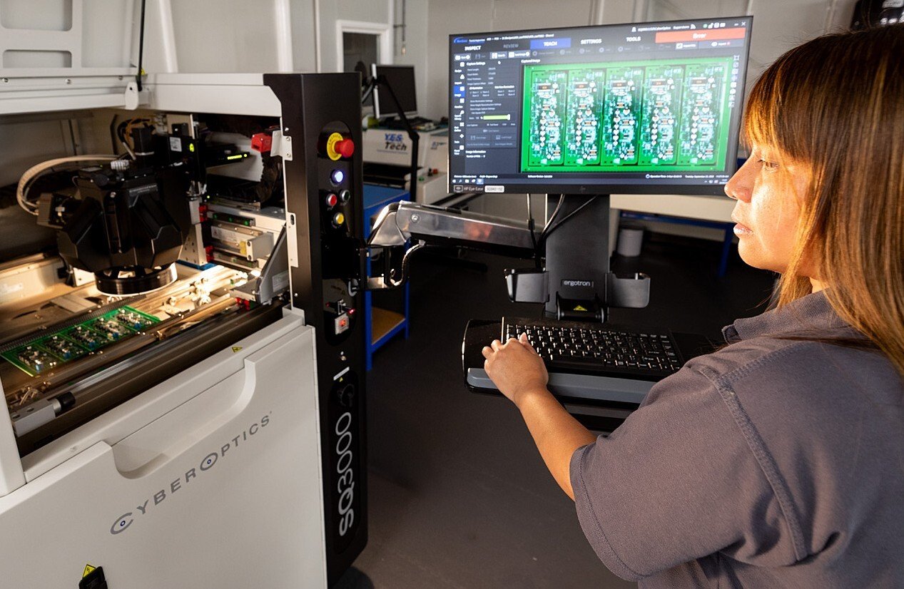 3D AOI and SPI inspection machine